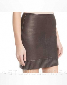 Vivette Leather Skirt - # 480