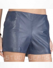 Leather Cargo Shorts Style # 384