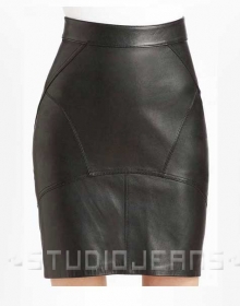 Canarie Leather Skirt - # 442