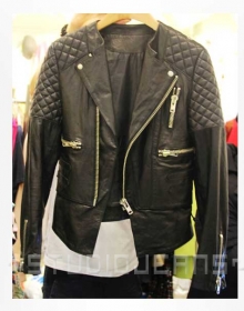 Leather Biker Jacket # 529