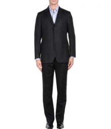 Black Linen Suit