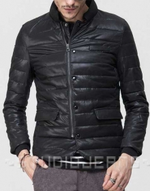Retro Quilted Leather Jacket # 628