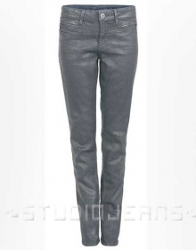 Angular Leather Pants