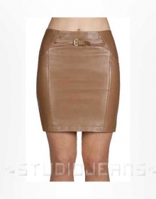 Serene Leather Skirt - # 410