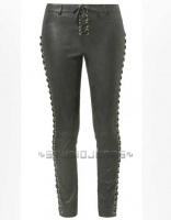 Laced Leather Pants
