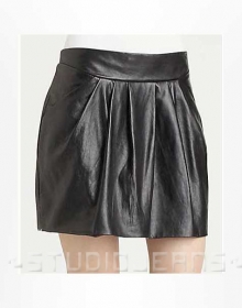 Bubble Leather Skirt - # 140