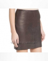 Vivette Leather Skirt - # 480