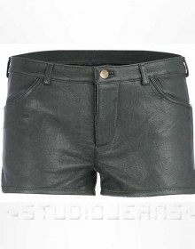 Leather Cargo Shorts Style # 371