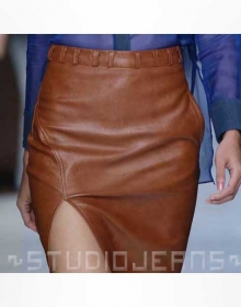 Brandy Leather Skirt - # 475
