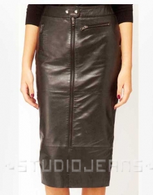 Claremont Leather Skirt - # 417