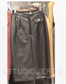 Vilina Leather Skirt - # 490