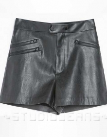 Leather Cargo Shorts Style # 380