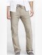 Drawstring Cotton Pants with Cargo Pockets