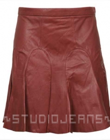 Tulip Leather Skirt - # 145