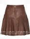City Addiction Flare Leather Skirt - # 404